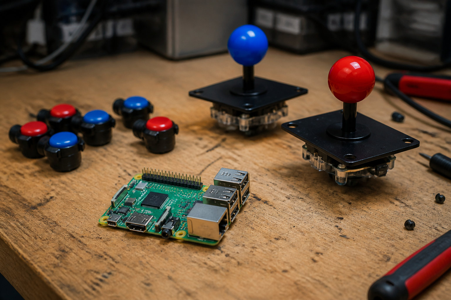 Les entrailles du projet : quels composants acheter pour ton arcade ?