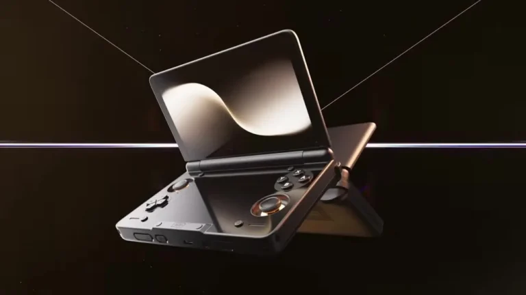 AYN Thor ouverte, console Android à clapet et double écran, meilleure console pour émuler la 3DS en 2026